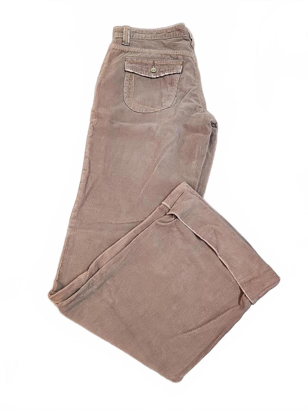Paper Denim & Cloth Corduroy Cuffed FallWinter Pants Bootcut Brown Size 28